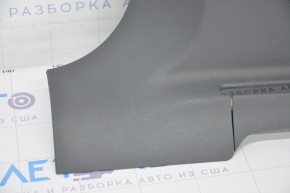 Center pillar trim lower left Audi Q5 8R 09-17 dark gray, scratches