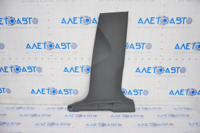 Center pillar trim lower right Audi Q5 8R 09-17 dark gray, scratches