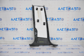 Center pillar trim lower right Audi Q5 8R 09-17 dark gray, scratches