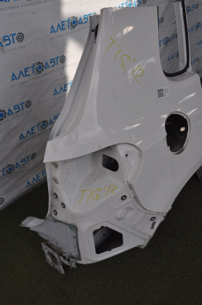 Quarter wing rear right VW Tiguan 09-18 white with central pillar, dented, made