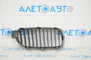 Radiator grill left BMW 3 F30 4d 12-18 sand on chrome