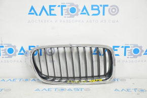 Radiator grill right BMW 3 F30 4d 12-18 sand on chrome, broken guide