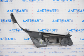 Door sill trim inner rear left Audi Q5 8R 09-17 dark gray, scratches