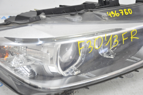 Front right headlight complete BMW 3 F30 12-15 xenon, sand, cobweb