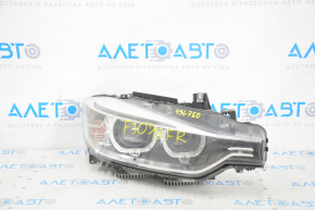 Front right headlight complete BMW 3 F30 12-15 xenon, sand, cobweb