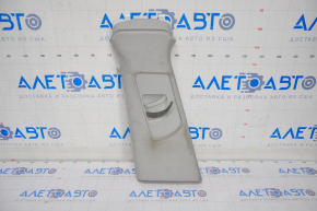 Upper center pillar trim belt left Audi Q5 8R 09-17 gray, for cleaning