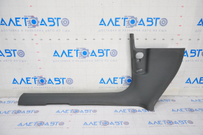 Door sill trim inner front left Audi Q5 8R 09-17 dark gray, scratches