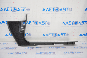 Door sill trim inner front left Audi Q5 8R 09-17 dark gray, scratches