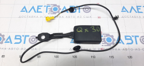 Driver's seat belt latch Infiniti QX30 17- with sensor, chip mount broken, scratch