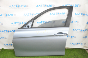 Door assembly front left BMW 3 F30 12-18 blue B40, keyless, painted 0.30, 0.40, dented