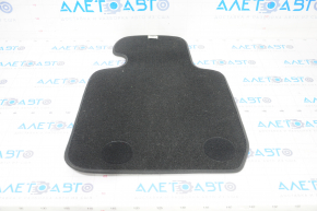 Front left interior mat BMW 5 G30 17-23 black, dry cleanable
