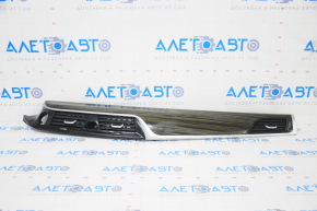 Front panel trim right BMW 5 G30 17-23 wood, with air ducts and lighting