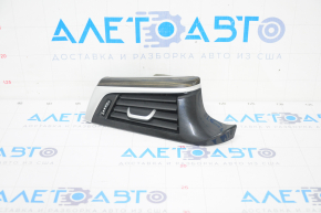 Front panel trim left BMW 5 G30 17-23 wood, with air ducts and lighting