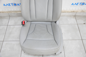 Driver's seat Audi Q5 8R 09-17 with airbag, gray, leather, electric, heated, wires cut, worn