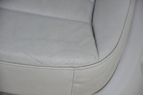 Driver's seat Audi Q5 8R 09-17 with airbag, gray, leather, electric, heated, wires cut, worn