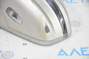 Side mirror left Lincoln MKC 15-16 pins, BSM, auto-dimming, turn signal, heating, backlight, beige, scratches