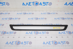 Door sill outer front left Audi Q5 8R 09-17 black with chrome, scratches