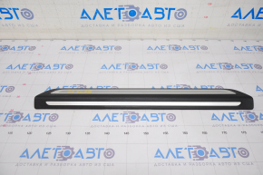 Door sill outer front left Audi Q5 8R 09-17 black with chrome, scratches