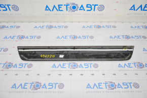 Door sill outer front left Audi Q5 8R 09-17 black with chrome, scratches
