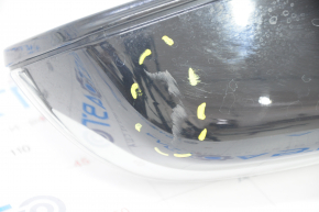 Left side mirror BMW 5 G30 17-23 5 pins, BSM, heated, turn signal, auto-dimming, silver, worn