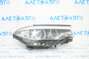Headlight front right complete BMW 5 G30 17-20 LED Corona Rings S524A with mount, sand, mount broken