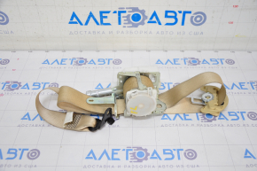 Driver's seat belt Toyota Highlander 14-19 beige, dry-cleanable
