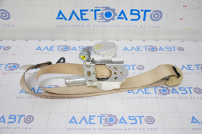 Passenger seat belt Toyota Highlander 14-19 beige, dry cleanable