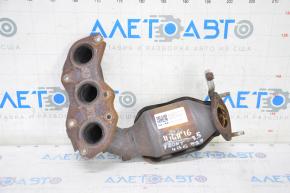 Front exhaust manifold with catalytic converter Toyota Highlander 14-16 3.5
