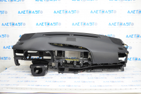 Dashboard front panel with AIRBAG Toyota Highlander 14-19 black