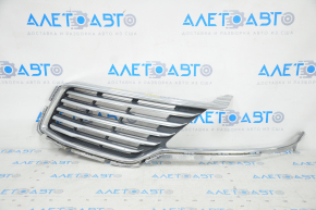 Radiator grill left Lincoln MKC 15-18 pre-restyling, with frame, sand on chrome
