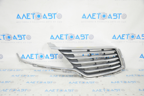 Radiator grill right Lincoln MKC 15-18 pre-restyling, with frame, sand on chrome