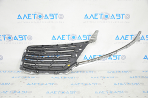 Radiator grill right Lincoln MKC 15-18 pre-restyling, with frame, sand on chrome
