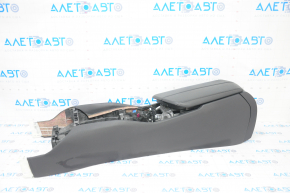 Console central armrest BMW 5 G30 17-23 black, black armrest, scratches