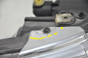 Front right headlight complete Lincoln MKC 15 - xenon, with cover and mount, sand, for polishing, cracks on the cover