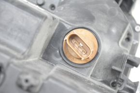 Front right headlight complete Lincoln MKC 15 - xenon, with cover and mount, sand, for polishing, cracks on the cover