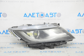 Front right headlight complete Lincoln MKC 15 - xenon, with cover and mount, sand, for polishing, cracks on the cover
