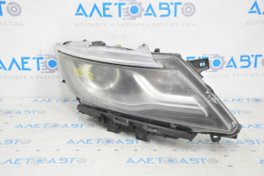 Front right headlight complete Lincoln MKC 15 - xenon, with cover and mount, sand, for polishing, cracks on the cover