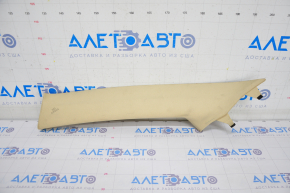 Front pillar trim upper left Toyota Highlander 14-19 beige, for dry cleaning