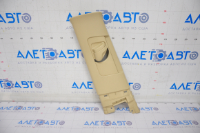 Center pillar trim upper belt left Toyota Highlander 14-19 beige, scratches