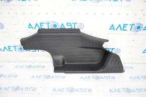 Door sill trim rear right Toyota Highlander 14- black, scratches