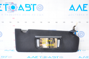 Right visor Toyota Solara 2.4 04-08 black, without hook