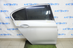 Door assembly rear right BMW 5 G30 17-23 silver A83, keyless