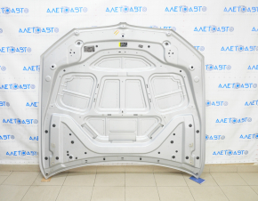Hood bare BMW 5 G30 17-23 silver A83, aluminum