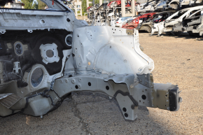 Front left quarter Toyota Highlander 14-19 on the body, white