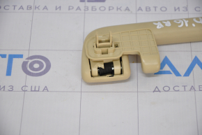 Ceiling handle rear right Toyota Highlander 14-19 beige, chips, scratches
