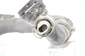 Lower cooling pipe VW Passat b8 16-19 USA 1.8T, 2.0T with temperature sensor, cracked
