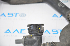Lower cooling pipe VW Passat b8 16-19 USA 1.8T, 2.0T with temperature sensor, cracked