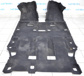 Floor covering Toyota Highlander 14-19 black, for cleaning