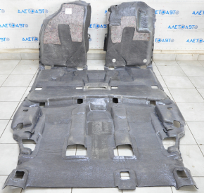 Floor covering Toyota Highlander 14-19 black, for cleaning