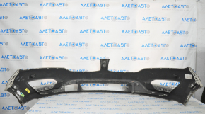 Front bumper bare Lincoln MKC 15-18 prerest, beige, broken crepe, scratches, pressed